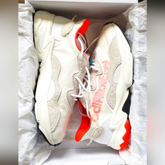 adidas Ozweego solar red/off white sneakers eh0252 - Picture 1 of 4